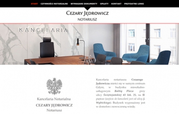 Strona www dla Notariusza w Gdyni